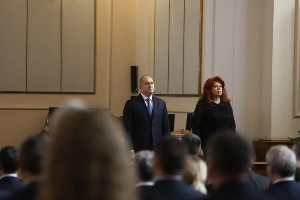 Румен Радев и Илияна Йотова положиха клетва