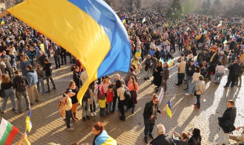 София извика „С вас сме!“ в подкрепа на Украйна