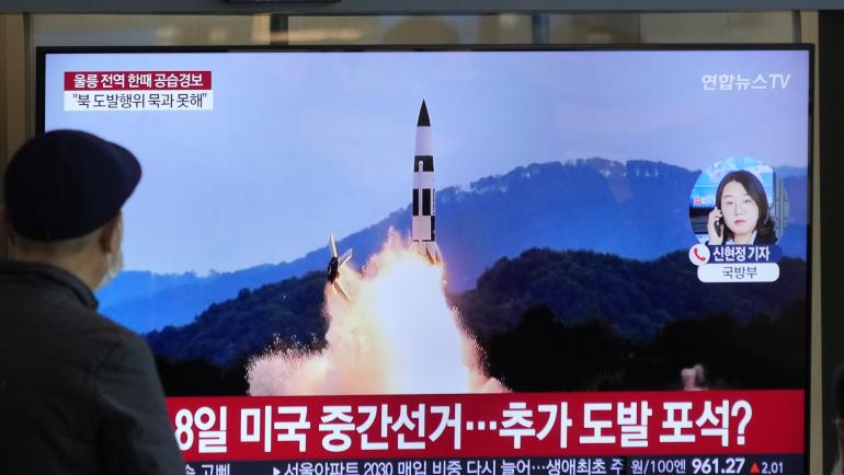 Южна Корея изстреля ракети в отговор на ракетните изпитания на Северна Корея